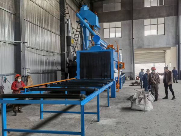 常州噴塑廠-H1815通過式拋丸機